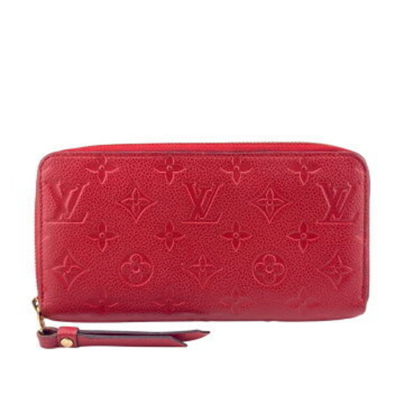 LOUIS VUITTON Wallet Zippy Empreinte Long Wallet Red - Picture 5 of 10